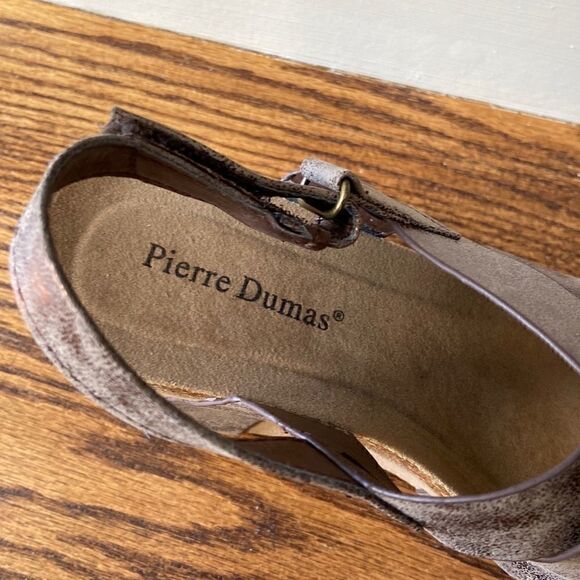 pierre Dumas Bronze Hester 5 Wedge - Size 10 - Picture 4 of 9